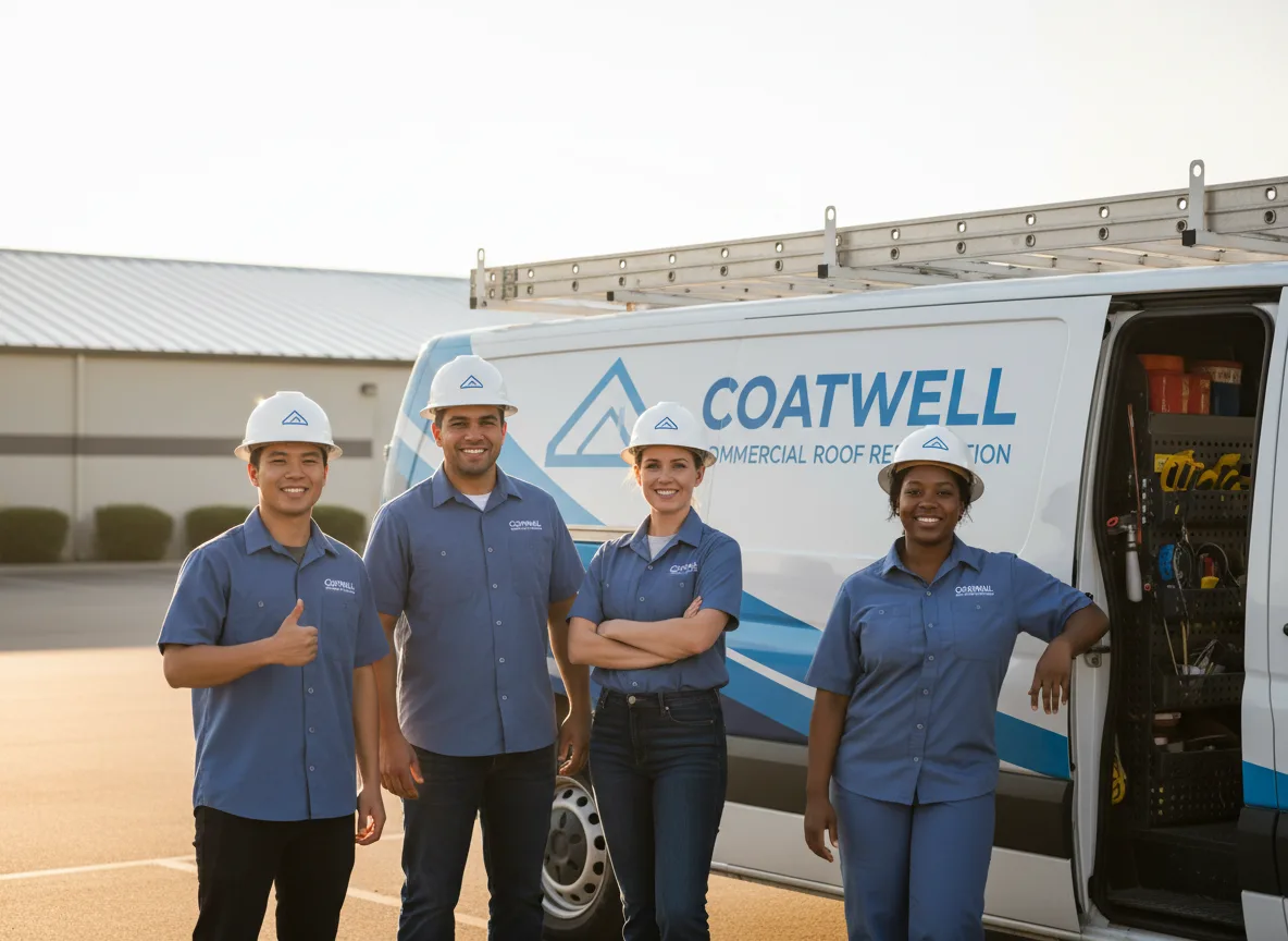 Commercial roof coating company in Marietta, NY